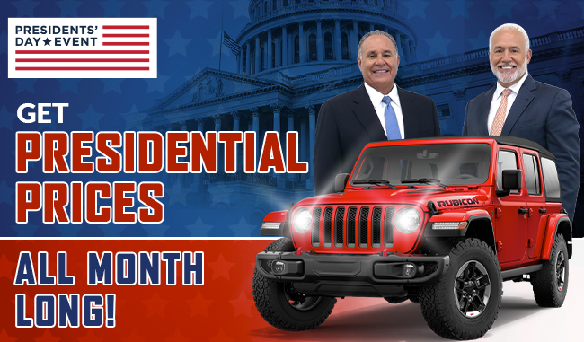 Get Presidential Prices All Month Long!