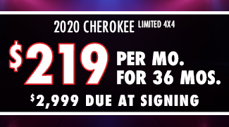 New 2020 Jeep Cherokee Limited 4x4 