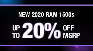 New 2020 RAM 1500s