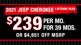New 2021 Jeep Cherokee Latitude Plus