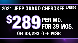 New 2021 Jeep Grand Cherokee Laredo 