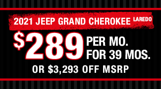 New 2021 Jeep Grand Cherokee Laredo 