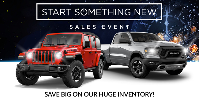 Start Something New Sales Event
