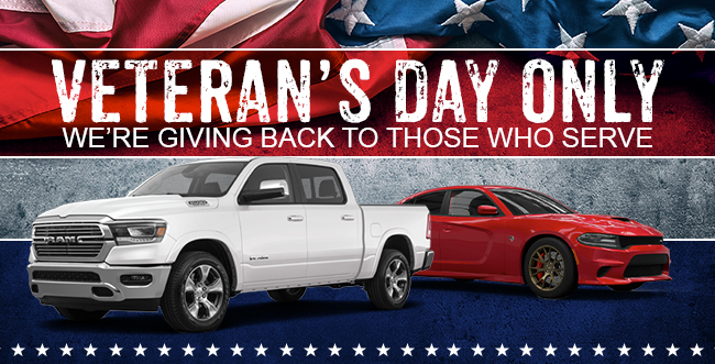Veteran’s Day Only We’re Giving Back To Those Who Serve