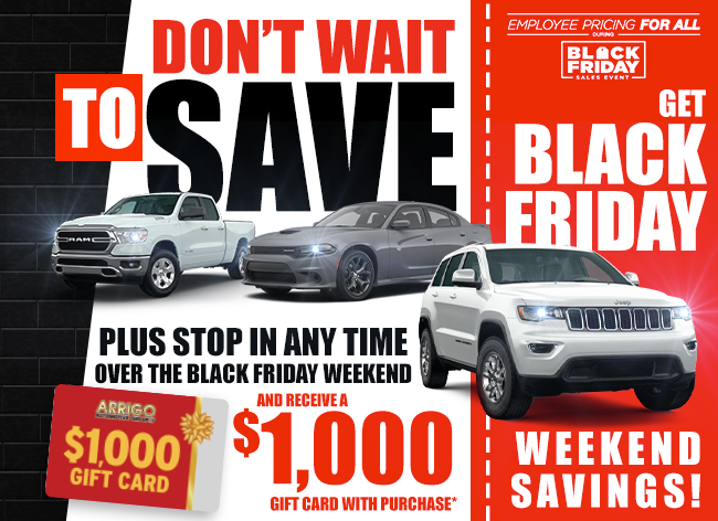 Get Black Friday Weekend Savings!