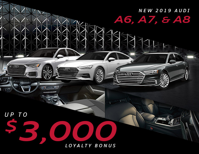 2019 Audi A6, A7 & A8