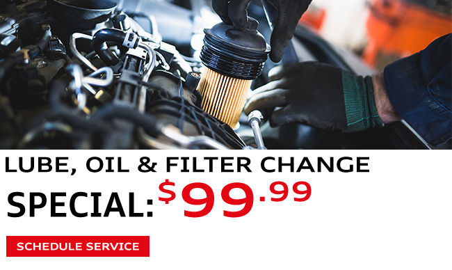 Lube, Oil & Filter Change Special