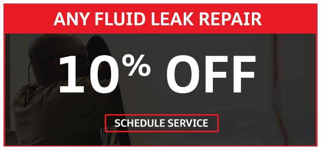  10% off any fluid leak repair