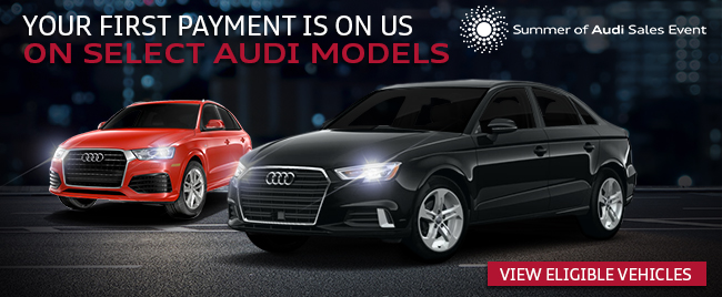 Your First Payment is On Us On Select Audi Models