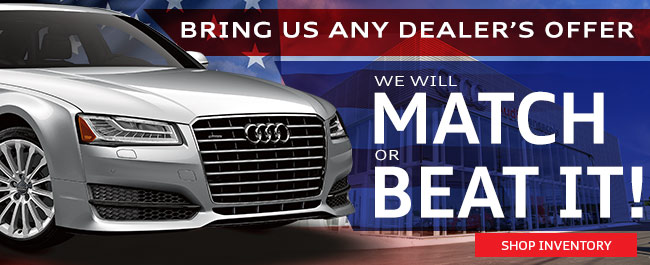 We'll Match or Beat Any Dealer's Offer