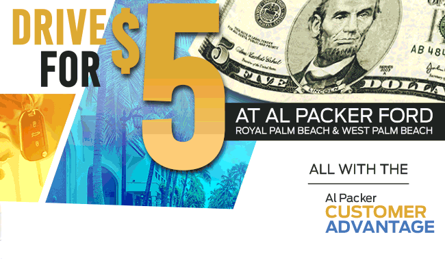 Drive For $5 At Al Packer Ford