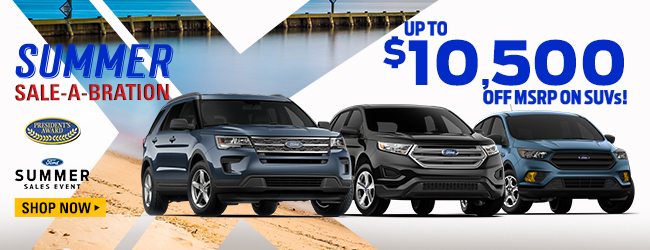 Save on New Ford SUV's