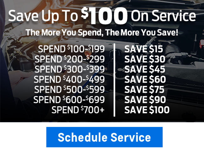 Spend and Save on service
