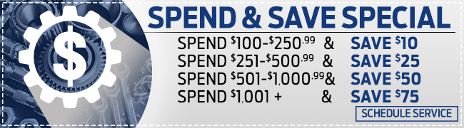 Spend & Save Special