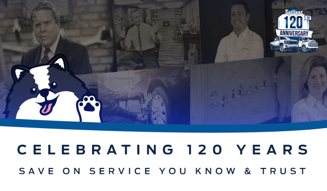 Celebrating 120 years - save on service you know and trust