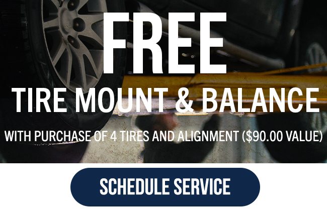 Free Tire mount and balance