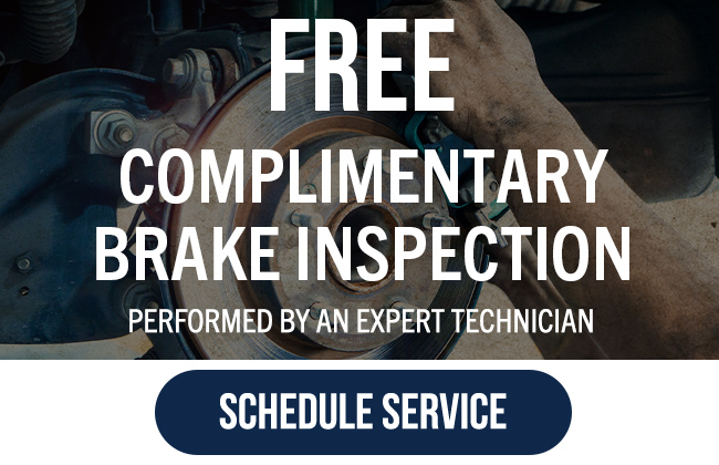 Free complimentary brake inspection