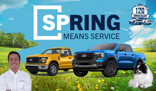 Spring means service at Al Spitzer Ford