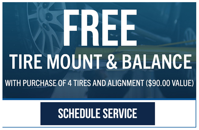 Free Tire mount and balance