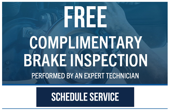 Free complimentary brake inspection