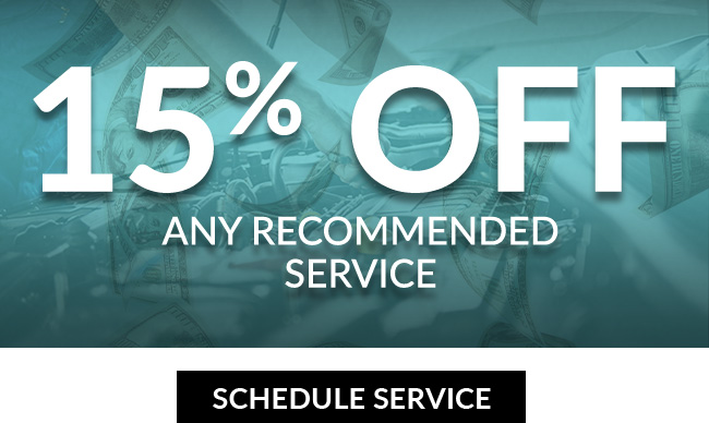 15% off any recommended service