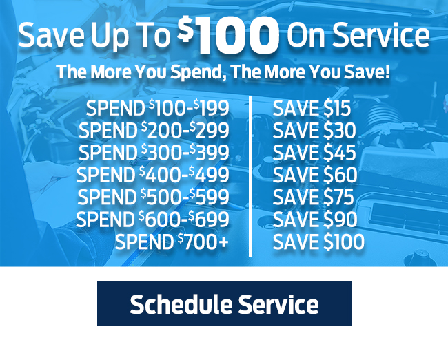 Save Up To $100 On Service