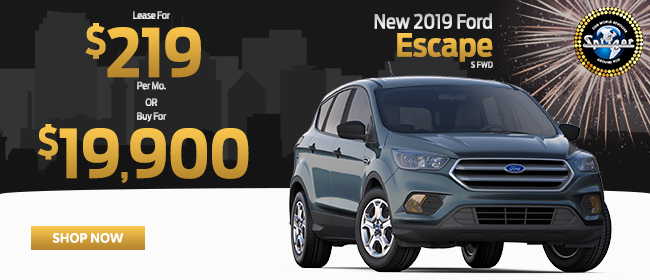 New 2019 Ford Escape