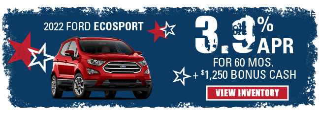 2022 Ford Ecosport special offer