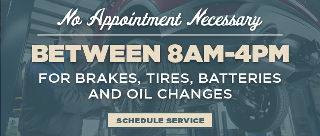 No appointment necessary service
