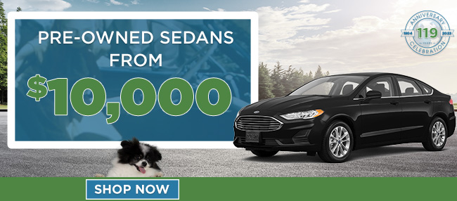 pre-owned sedans from 10,000 USD