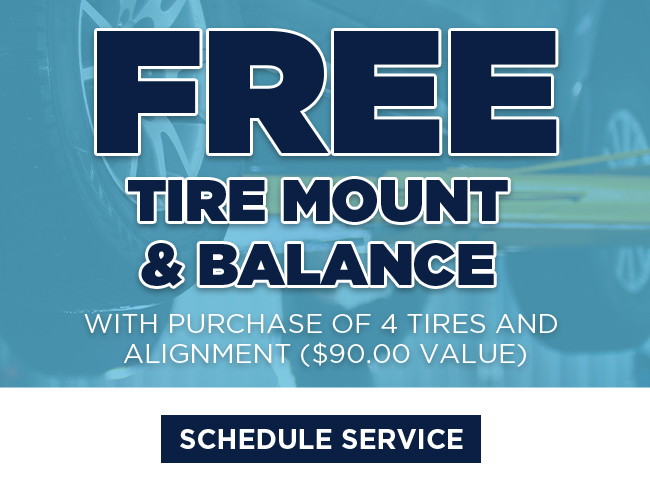 Free tire mount and balance