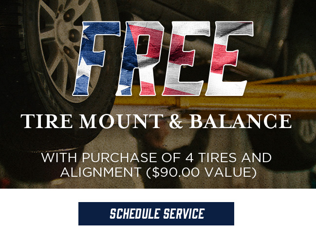 Free tire mount and balance