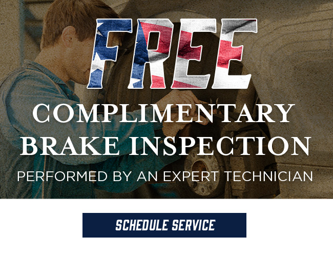 Free Complimentary brake inspection