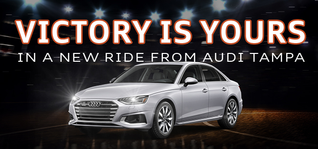 Victory is yours - in a new ride from Audi Tampa