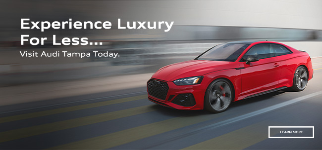 Experience luxury for less, Visit Audi Tampa today