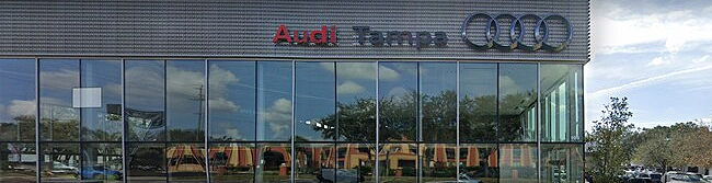 Audi Tampa Dealership storefront