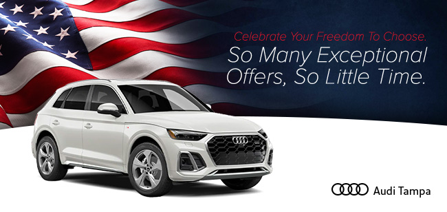 promotional offer from Audi Tampa, Tampa Florida