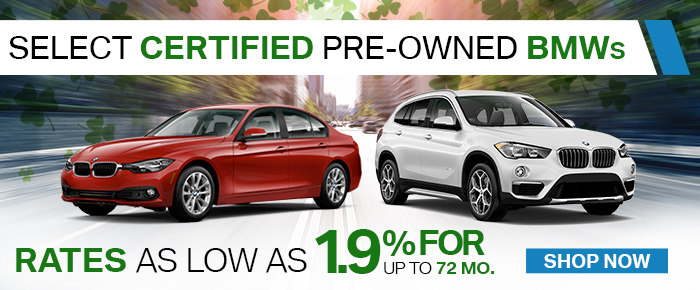 Select Certified Pre-Owned BMWs
