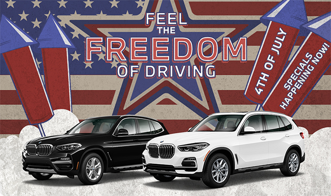 Feel the Freedom of Driving - 4th of July SPecials happening now