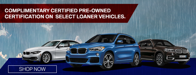Complimentary Certified Pre-Owned Certification On Select Loaner Vehicles