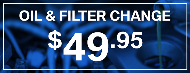 $49.95 Oil Change & Filter