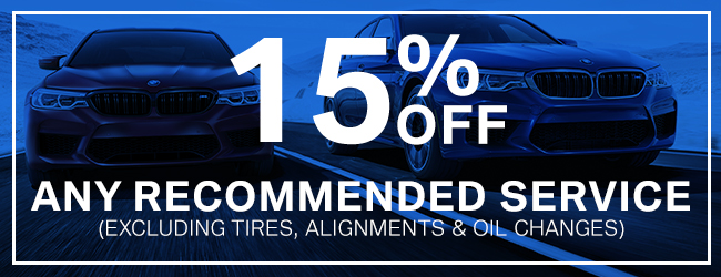15% Off Any Recommended Service