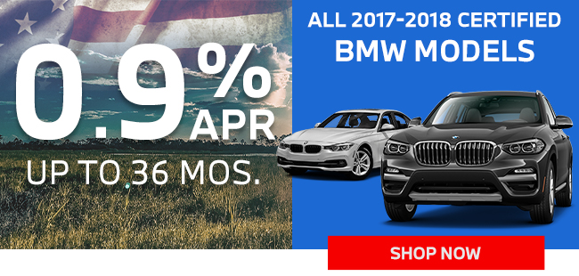 2017-2018 Certified BMW Models