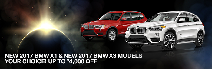 New 2017 BMW X1 & New 2017 BMW X3 Models 