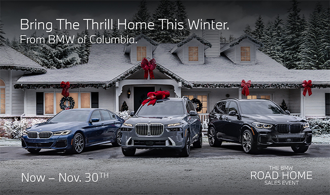 Bring THe Thrill Home This Winter. From BMW of Columbia