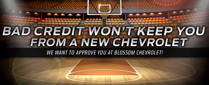 Bad Credit Won't Keep You From A New Cheverolet!
