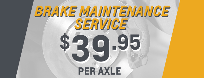 Brake Maintenance Service