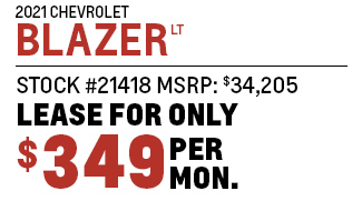 2021 Blazer LT