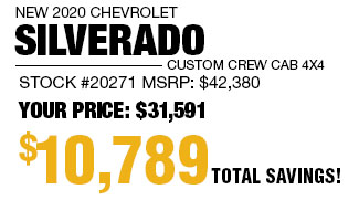 2020 Chevy Silverado Custom