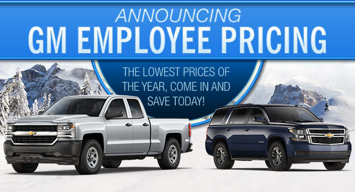 Announcing GM Employee Pricing At Blossom Chevrolet